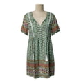 thumbnail image 1 of Summer Dresses for Women Maxi Dress Crew Neck Print Dress Boho, 1 of 7