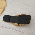 thumbnail image 6 of Agkizg Womens Indoor Outdoor Slides, Beach Walking Sandals, Print Squares Toe Flat Slide Sandals Casual Indoor Outdoor Daily Comfortable Slippers, 6 of 7