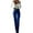 Blue, variant on Plus Size Pants Women Solid Elasticity Leggings Bell-bottoms Pants