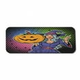 thumbnail image 1 of Halloween Computer Mouse Pad, Pop Art Inspired Design of a Witch with a Big Spook Pumpkin on Colorful Dots, Rectangle Non-Slip Rubber Mousepad Large, 31" x 12" Gaming Size, Multicolor, by Ambesonne, 1 of 2