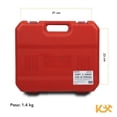 thumbnail image 5 of Sacabocado Punch Hidraulico KnockOut Juego de 16 Pcs de 7/8" a 2 3/8" 22.5 a 61.5 mm de 10 t Kingsma, 5 of 5