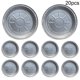 thumbnail image 5 of Bandeja para Horno Papel Aluminio 10/20 Uds. Desechable 6/7/8/9/16/18 Pulgadas, 5 of 9