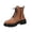 Brown, variant on Chunky Platform Combat Boots Music Festival Outfits, Lace Up Faux Leather Booties Country Concert Wear, Comfortable Lug Sole Shoes Autumn Casual Strolling, Heavy Duty Utility Footwear, Pink 6.5