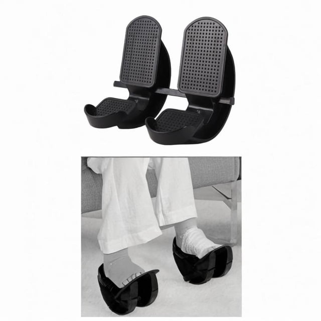 Cortadora de terneros Rocker Foot para plantar mejora la flexibilidad del hogar Balance portátil Pedal de la herramienta de estiramiento de la ternera Negro
