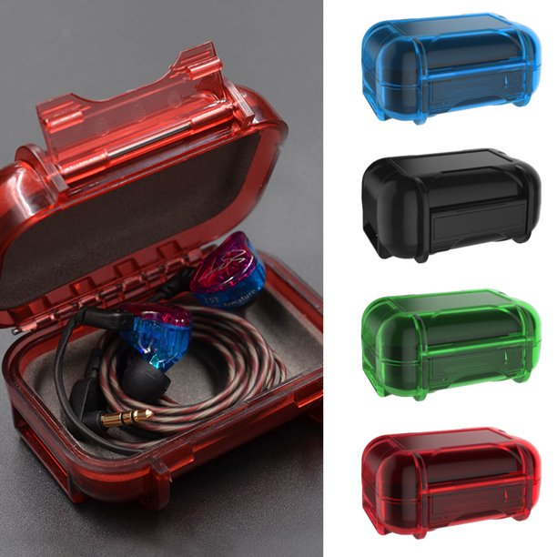 Gwong Electrónica Auriculares a prueba de polvo portátil Caja protectora protectora de caja de almacenamiento Organizador de caja de almacenamiento
