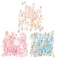 thumbnail image 1 of Shisuyan Flatback Rhinestone Aurora Purple Resin 300Pieces 11.8X2.8X0.4In, 1 of 9