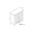 thumbnail image 4 of Linon Leslie Double Door Cabinet, Multiple Colors, 4 of 4