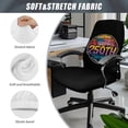 thumbnail image 6 of POLERO All-in-One Office Swivel Chair Slipcover with Patriotic 150th Liberty Print, Brushed Elastic Fabric Non Slip Stretch Cover for Home Study Workspace, 6 of 7