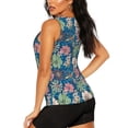 thumbnail image 2 of Goofa Colorful Flowers Printed Womens Workout Tops for Women Sleeveless Yoga Shirts Athletic Running Tank Tops Sleeveless Gym Clothes Workout Apparel-Medium, 2 of 9