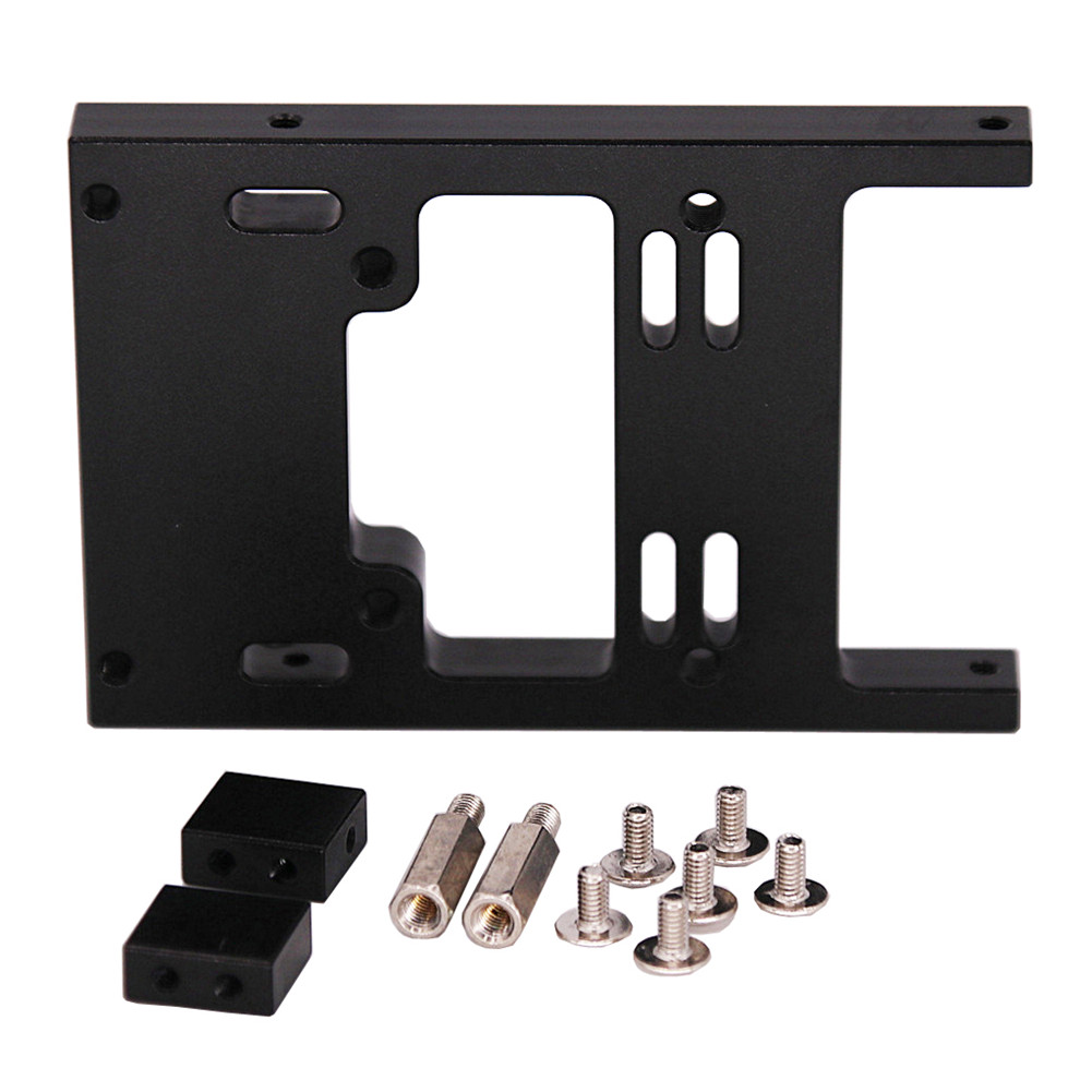 Metal Bracket Kit For WPL RC Car Upgrade - Red CNC Metal Beam Center Fixed Parts For B1, C24, D90 Models - View #7