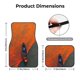 thumbnail image 5 of Balery Orange Net Fishing Boat Juego de 4 Alfombrillas para Auto, Revestimientos de Caucho Resistente, Diseño Antideslizante, 5 of 7