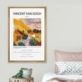 thumbnail image 3 of PixonSign Framed Canvas Print Wall Art Vincent Van Gogh Landscape House Ploughman Classic Vintage Illustrations Fine Art Decorative Multicolor for Living Room, Bedroom, Office - 24"x36" NATURAL, 3 of 5
