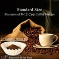 thumbnail image 6 of Coffee Filters 8-12 Cup, Basket Coffee Filter, Paper Coffee Filters, 300/Pack, White, 6 of 7