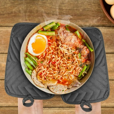 

Happy date 5Pcs Insulation Mitts Heat-resistant Anti-slip Cotton Breathable Hand Protection Oven Mittens Kitchen Supplies