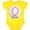 Yellow, variant on Inktastic Pink Breast Cancer Ribbon Baseball Boys or Girls Baby Bodysuit