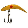 thumbnail image 2 of Yakima Bait Flatfish F-5 High Action Plug, 1 3/4-Inch, Yellow Red Black Spot, 2 of 3