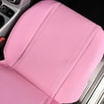 thumbnail image 5 of Car-Grand Bling diamond Rhinestone Leather car seat covers front pair shinning spark glitter crystal cute universal fit automotive glitter SUV truck sedan women girly All Pink, 5 of 8