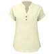 thumbnail image 4 of Vestidos Casuales Para Mujer, Blusas De Mujer De Moda Blusa informal de manga corta con cuello en V y bolsillos para mujer, color liso, 4 of 5