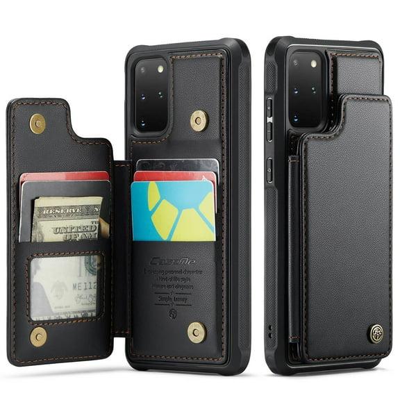 for Samsung Galaxy S20 Plus Case with Card Holder, Wallet Case for Women Men with RFID Blocking, Durable Leather Kickstand Magnetic Clasp Shockproof Phone Case for Samsung Galaxy S20 Plus
