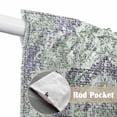 thumbnail image 4 of Green Purple Boho Swag Valances for Windows, Kitchen Window Curtains Over Sink, Vintage Abstract Art Floral Ethnic Tribe Window Treatment Curtains for Living Room/Bedroom 2 Panel Sets 36"x45", 4 of 8