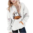 thumbnail image 2 of YUNAFFT Chandail à Capuchon pour Enfants 5-15 Ans avec Poche Manches Raglan Molleton Japonais Décontracté Halloween Automne Hiver Multicolore, 2 of 4