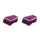 thumbnail image 1 of Billuyoard SPA Massage Table Skirt Beauty Bed Sheet Valance Quilted  with 2piezas Púrpura 190x70cm, 1 of 1