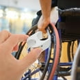 thumbnail image 4 of HAMPPLIES wheelchair rod clips Cane Holder Aluminium Alloy Pipe Fixation for Various Occasions 1Set, 4 of 6