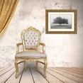 thumbnail image 3 of Poinski, Dianne 24x17 Gold Ornate Wood Framed with Double Matting Museum Art Print Titled - Trees in Fog BW, 3 of 4