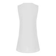 thumbnail image 5 of Women's Linen Dress, Sleeveless V Neck Midi Dress, Casual Summer Dress for Women, 5 of 5