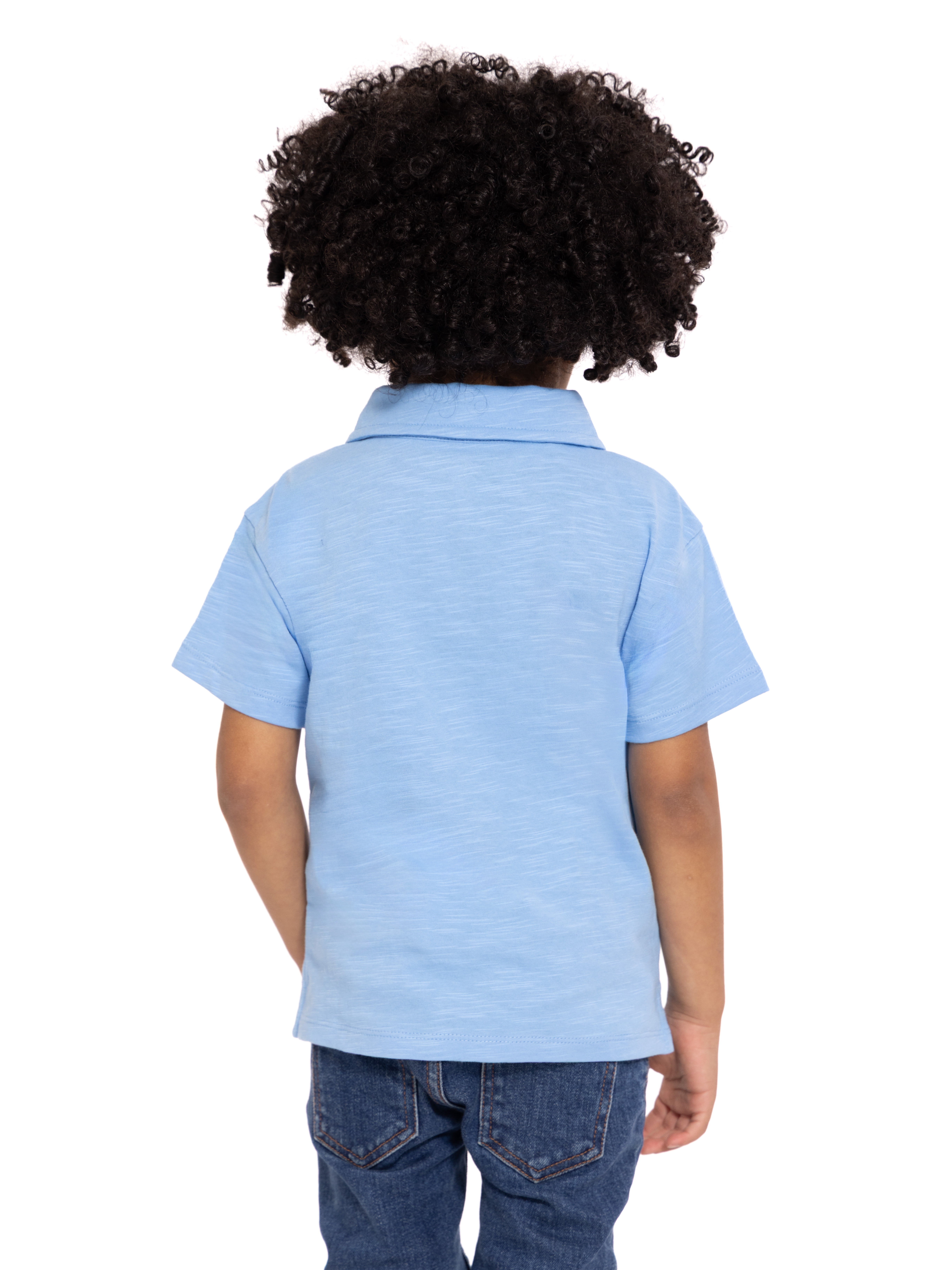 Wonder Nation Toddler Boys Cotton Polo Shirt with Short Sleeves, Sizes 12M-5T