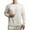 White, variant on Chiccall Men's Fleece Sweatshirts workout Crew Neck Sweatshirt Heavy Long Sleeve Pullover