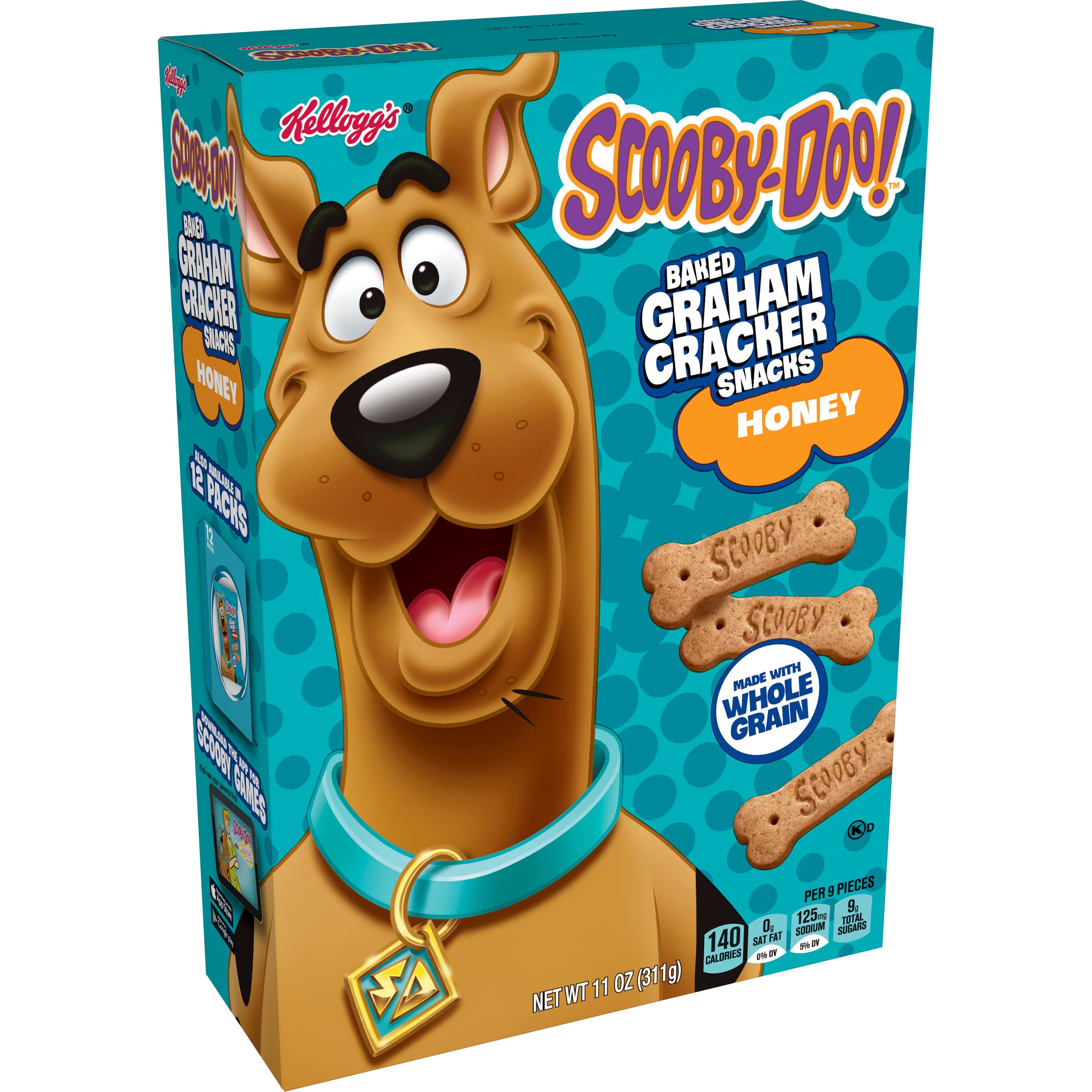 Keebler ScoobyDoo! Graham Cracker Sticks, Honey, Made with Whole Grain