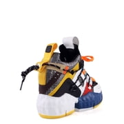 Anthony Wang Hidden Wedge Chunky Clear Sole Hidden Platform Sneakers in Multi