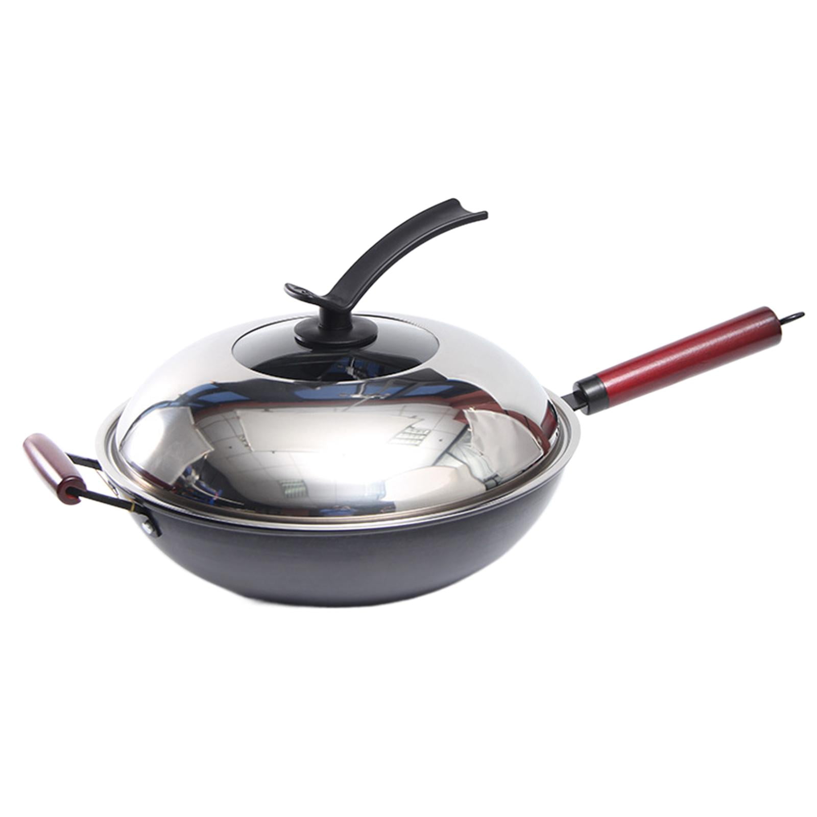Kitchen Stir Fry Pans with Lid Cookware Pots and Pans Skillet for All Stoves 36cm, Size: 36 cm, Other