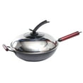thumbnail image 2 of Kitchen Stir Fry Pans with Lid Cookware Pots and Pans Skillet for All Stoves 36cm, 2 of 8