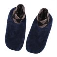 thumbnail image 2 of Penkiiy Floor Socks for Men Autumn And Winter Adult Men's Floor Socks Double Layer Plus Velvet Thickening Non-slip Warmth Not Down Velvet Yoga Dance Socks Blue Socks, 2 of 2