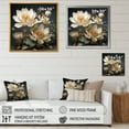 thumbnail image 4 of Designart "Charming Vintage Lotus Botanical I" Lotus Floater Framed Canvas Wall Art, 4 of 5
