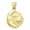 Gold 14k, variant on Solid 14k Gold Sun and Moon Pendant - Celestial Jewelry Astrology Gifts for Women