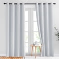 thumbnail image 1 of Cortinas térmicas NICETOWN para oscurecer habitaciones, 2 paneles, 132 x 213 cm, 1 of 8