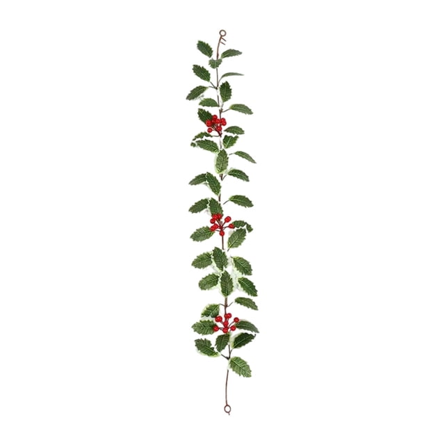 Baies Rouges A Type100cm Vigne Décorative Suspendue Maison Vacances Feuilles Vertes & Baies Rouges