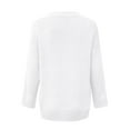 thumbnail image 4 of Bibifish Womens Sweaters Loose Fit Long Sleeve V Neck Knitted Tops Comfy And Trendy Loose Fit Solid Color Pullover Sweaters For Ladies, 4 of 5