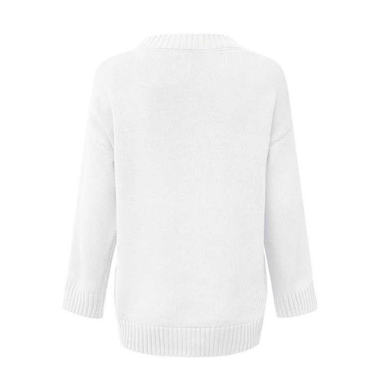 Jdefeg Sweatshirts for Men Light Women Knit Sweater Solid Color Hollow Pullover Lace Line Neck Loose Sweater Band 13 Sweaters for Women Synthetic