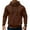 Coffee #32, variant on Dresfit Oversized Hoodies for Men Long Sleeve Quarter Zip Pullover 1/4 Zip Drawstring Tactical Active Sweatshirt Big and Tall Zipper Fashion Purple 3XL