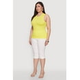thumbnail image 4 of Womens Plus Size Seamless Textured Knit Tank Top, 4 of 5