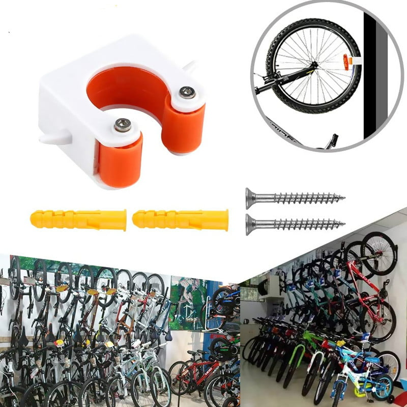 Bicycle Clip Bicycle Wall-Mounted Storage Clip,Indoor and Outdoor Bicycle Rack Storage System 