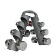 thumbnail image 4 of Tripods Dumbbell Rack Foldable Dumbbell Holder 3 Tiers Tree Stand Dumbbell Rack, 4 of 8