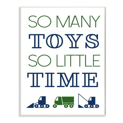 16 x 1.5 x 20 Stupell Home Décor So Many Toys So Little Time Oversized Framed Giclee Texturized Art Proudly Made in USA 16 x 1.5 x 20 Stupell Home Décor So Many Toys So Little Time Oversized Framed Giclee Texturized Art Proudly Made in USA