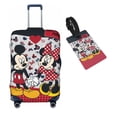 thumbnail image 1 of Anime Cartoon Mickey Mouse (2) Travel Suitcase Protector Elastic Washable Protective Baggage Covers With Concealed Zipper For 29-32 Inch Suitcase - XL, 1 of 6