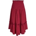 thumbnail image 4 of NJDVHB Jupes d'Hiver pour Femmes, Jupes Tendance pour Femmes, Robes de Soirée pour Femmes, Manches Longues Décontractées, Col Rond, Robe de Soirée Surdimensionnée, Vin, m, 4 of 5
