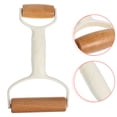 thumbnail image 4 of Rodillo de repostería de madera con extremos dobles, rodillo para hornear pizza, rodillo de masa manual, 4 of 8